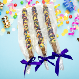 Chocolate Dipped Pretzel Rods