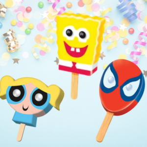 Character Face Ice Cream Bars
