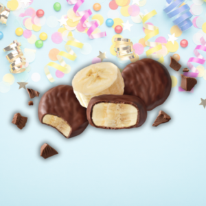 Sliced Frozen Chocolate Dipped Bananas